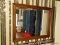 (BR2) FRAMED MIRROR; MAHOGANY FRAMED MIRROR IN EXCELLENT CONDITION. MEASURES 3 FT 5 IN X 2 FT 9 IN