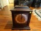 (BR2) VINTAGE SETH THOMAS MANTLE CLOCK; HAS A MAHOGANY CASE AND IS IN VERY GOOD CONDITION. MEASURES