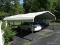 (OUT) CARPORT; ALUMINUM CARPORT THAT HOLDS UP TO 2 CARS. MEASURES APPROXIMATELY 18 FT X 20 FT 2 IN X