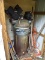 (OUT-TOOL SHED) AIR COMPRESSOR; PUMA AIR COMPRESSOR- MODEL- FPV-50- 68 IN TALL ( BRING TOOLS TO