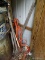 (OUT-TOOL SHED) TOOL LOT; LOT INCLUDES, POST HOLE DIGGER, RAKE, SHOVEL, ETC.