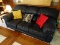 (FMR) SOFA; FAUX LEATHER SOFA- SHOWS WEAR ON ARMREST- 78 IN X 39 IN X 34 IN