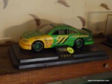 (FMR) NASCAR DIE-CAST CAR; NASCAR #97 JOHN DEERE 1/24 SCALE DIE-CAST CAR ON STAND