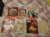 (BR1) LOT OF VINTAGE TIME LIFE MAGAZINES; INCLUDES DATES SUCH AS 1942, 1943, 1964, 1972, ETC. ALSO