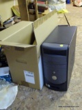 (ATTIC) INTEL PROCESSOR; DELL INSPIRON DESKTOP TOWER 3000 SERIES- INTEL CELERON PROCESSOR WITH 4GB