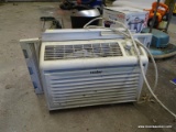 (GARAGE) AIR CONDITIONER; HAIER WINDOW MOUNTED AIR CONDITIONER. HAS NOT BEEN TESTED. GREAT FOR THE