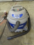 (GARAGE) SHOP VAC; 16 GALLON CONTRACTOR SERIES WET/DRY VAC IN GOOD USED CONDITION. HAS NOT BEEN