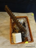 (FMR) MODEL TRAIN PARTS; BASKET CONTAINING WHEELS FOR MODEL TRAIN AND A TWIN COIL SWITCH MACHINE NEW