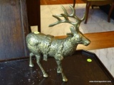 (FMR) BRASS REINDEER; BRASS REINDEER- 11 IN H