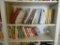 (OFFICE) BOOKS; 2 SHELF LOT OF COOKBOOKS- VEGETARIAN, HOW TO ROAST EVERYTHING, BAREFOOT CONTESSA