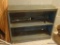 (BASE) BOOKCASE; PAINTED WOODEN 2 SHELF BOOKCASE-30 IN 9 IN X 25 IN