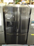 Frigidaire 26.8-cu ft 3-Door Standard-Depth French Door Refrigerator with Ice Maker (Black Stainless