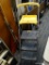 COSCO LADDER; YELLOW AND BLACK TRI-STEP LADDER. HEAVY-DUTY STEEL FRAMED STEP STOOL FEATURES