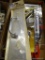 TRAY LOT OF ASSORTED ITEMS; LOT INCLUDES A MINI GREASE GUN WITH 3 OZ GREASE CARTRIDGE, A 7/8 IN