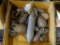 LEAD WEIGHTS; BOX LOT OF LEAD FISHING WEIGHTS