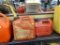 GAS CONTAINERS; 2 PLASTIC GAS CONTAINERS- 2 GAL. AND A 1 GAL.