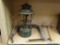MISCELL. LOT; LOT INCLUDES COLEMAN KEROSENE LAMP( NEEDS GLASS SHADE) AND A LARGE CLAMP