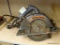 SAW; BLACK AND DECKER 8 IN PROFESSIONAL CIRCULAR SAW 9 GOOD ONLY FOR PARTS)