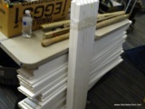 LOT OF VINYL PLANK FENCING; LOT OF 28 WHITE TONGUE AND GROOVE 6 IN X 5 FT VINYL FENCE PLANKS.COMES