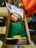 TRAY LOT OF ASSORTED ITEMS; LOT INCLUDES A 15 FT COPPER AUTOMATIC ICE MAKER COPPER TUBING KIT, 3M
