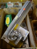 TRAY LOT OF ASSORTED ITEMS; LOT INCLUDES A 1 1/4 IN FLOOR MOUNT S-TRAP, A PACK OF IDEAL 1 IN- 2 1/4