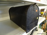 MAIL BOX; METAL MAILBOX ( HAS DENTS)- 8 IN X 21 IN X 10 IN