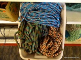 ROPE; TUBE OF MISCELL. SIZE NYLON ROPE