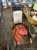 LAWNMOWER; TORO 22 IN GAS POWERED LAWN MOWER, 6.5 HP- HAS BAGGER- GOOD COMPRESSION