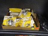 MISCELL LOT; TRAY LOT OF MISCELL. NEW IN PLASTIC AMFLO PARTS- 3 WAY MANIFOLD FOR COMPRESSED AIR