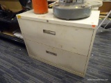 FILE CABINET; METAL LATERAL FILE CABINET- 36 IN X 18 IN X 28 IN