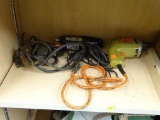 TOOL LOT; BLACK AND DECKER ELECTRIC DRILL, BOSTIK ELECTRIC GLUE GUN AND WELLER ELECTRIC SOLDERING