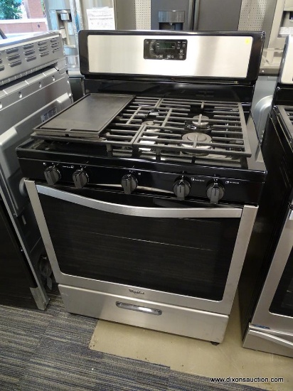 Whirlpool 5 Burner 5 1 Cu Ft Freestanding Gas Range Stainless