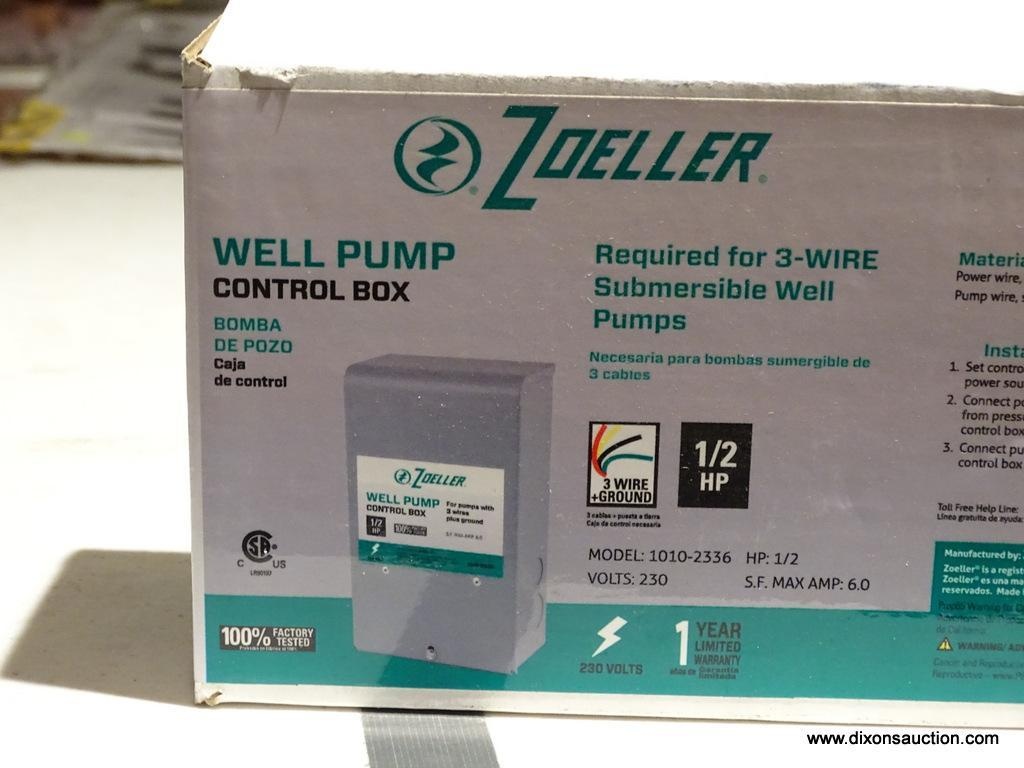 Model 1010-2338 Zoeller Well Pump Control Box 