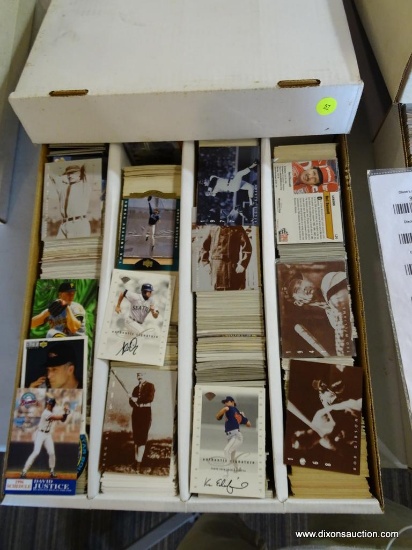 BOX OF UNRESEARCHED BASEBALL CARDS; BOX OF 3,200 UNRESEARCHED BASEBALL CARDS TO INCLUDE DAVID