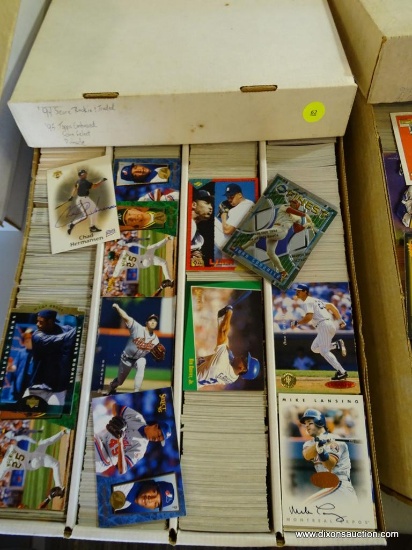BOX OF UNRESEARCHED BASEBALL CARDS; BOX OF 3,200 UNRESEARCHED '94 SCORE ROOKIE & TRADED, '95 TOPPS