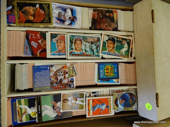 BOX OF UNRESEARCHED BASEBALL CARDS; BOX OF 3,200 UNRESEARCHED '90 DONRUSS BASEBALL CARDS TO INCLUDE