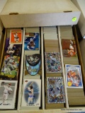 BOX OF UNRESEARCHED BASEBALL CARDS; BOX OF 3,200 UNRESEARCHED '90 BOWMAN, DONRUSS, TOPS, AND '92