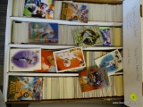 BOX OF UNRESEARCHED BASEBALL AND FOOTBALL CARDS; BOX OF 3,200 UNRESEARCHED BASEBALL, FOOTBALL, AND