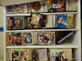 BOX OF UNRESEARCHED BASEBALL, BASKETBALL, AND FOOTBALL CARDS; BOX OF 3,200 UNRESEARCHED 2001 EX