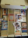 BOX OF UNRESEARCHED BASEBALL, FOOTBALL, DESERT STORM CARDS; BOX OF 3,200 UNRESEARCHED DESERT STORM