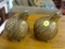 LOT OF METAL QUAIL; 2 PIECE LOT OF MATCHING METAL QUAILS.