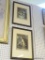 LOT OF MATCHING OLD ENGLAND PRINTS; 2 PIECE LOT OF MATCHING PRINTS OF OLD ENGLISH WOMAN TO INCLUDE A