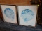 PAIR OF MATCHING ORIENTAL J. CHENG PRINTS; 2 MATCHING ORIENTAL J. CHENG BLUE BIRDS ON A TREE PRINTS.