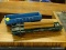VINTAGE LIONEL TRAINS; 2 PIECE SET TO INCLUDE AN O SCALE 6142 BLUE GONDOLA CAR, AND A LIONEL 3362