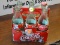 VINTAGE 6-PACK OF COCA-COLA; SANTA PACK 1999 EDITION OF GLASS COCA-COLA BOTTLES. DOES SHOW SIGNS OF