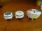 LOT OF TRINKET BOXES; 3 PIECE LOT TO INCLUDE A NATURAL BRIDGE VA WHITE PORCELAIN TRINKET BOX WITH