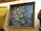 FRAMED OIL ON CANVAS; STILL LIFE FLORAL OIL ON CANVAS SHOWING A BOUQUET OF WILDFLOWERS. SIGNED BY