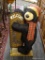 DAN DEE COLLECTORS CHOICE WELCOME BEAR; DAN DEE COLLECTORS HUGE BLACK BEAR & WELCOME SLED. MEASURES