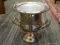 STAINLESS STEEL ICE BUCKET; STAINLESS STEEL ICE BUCKET WITH REMOVABLE BUCKET AND 2 DECORATIVE