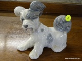 LLADRO SKYE TERRIER; VINTAGE LLADRO SKYE TERRIER DOG PORCELAIN FIGURINE RETIRED. 1985.